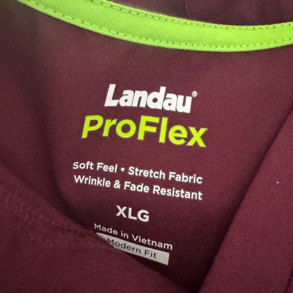 Landau ProFlex Wine Scrub Top - Picture 1 of 10